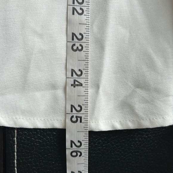 Tuckernuck POMANDER PLACE Ashlen Blouse White Long Sleeve Fit Flare Sz S NEW - Picture 13 of 15